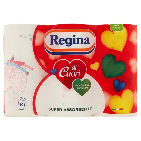 Regina di Cuori carta cucina 6 rotoli